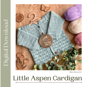Little Aspen Cardigan Pattern - PDF Download