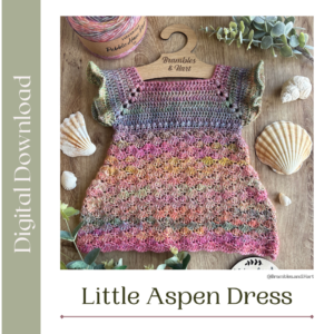 Little Aspen Dress Crochet Pattern - PDF Download
