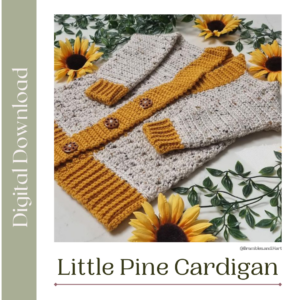 Little Pine Cardigan Pattern - PDF Download