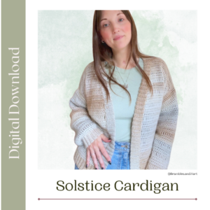 Solstice Cardigan Pattern - PDF Download